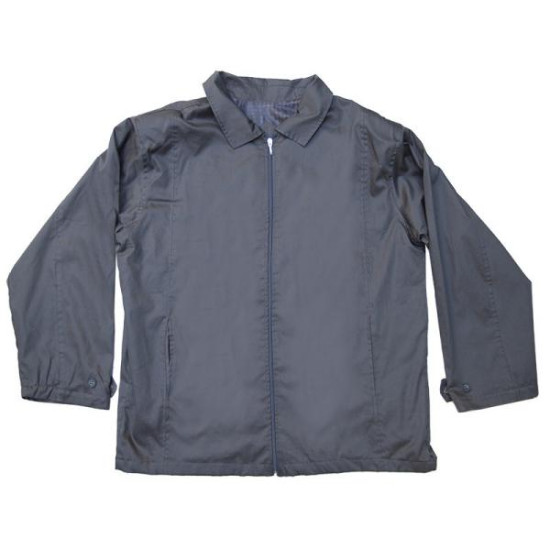 Ανοιξιάτικο καπαρτινέ μπουφάν με ίσιο τελείωμα - Anthracite