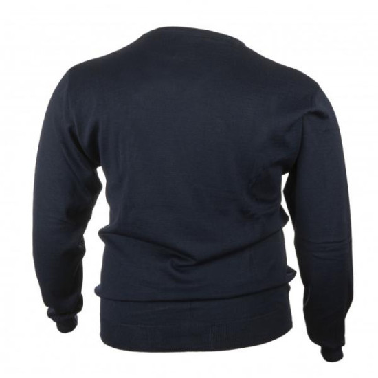 Πλεκτη μπλουζα βε με σχεδιο ρομβους - Μπλε/Καφε/Σιελ