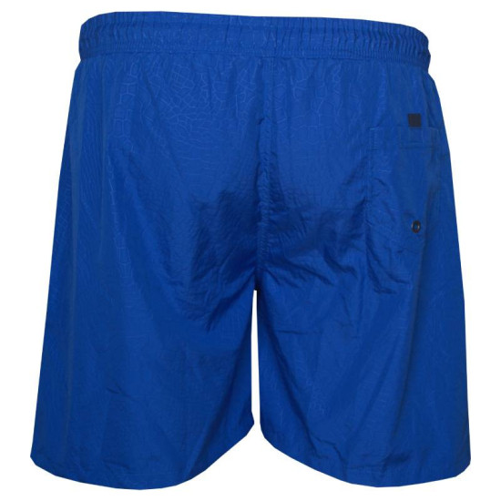 Βερμούδα μαγιό γκοφρέ σχεδιαστό με κέντημα - Blue Sax