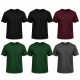 6Pack T-shirt Προσφορά 3+3 - 2Black,2Forest Green,Charcoal,Maroon