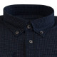 Πουκάμισο μακρυμάνικο ελαστικό με μικροσχέδιο - Dark Blue