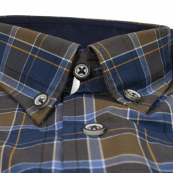 Πουκάμισο καρό γαλλικής ραφής 