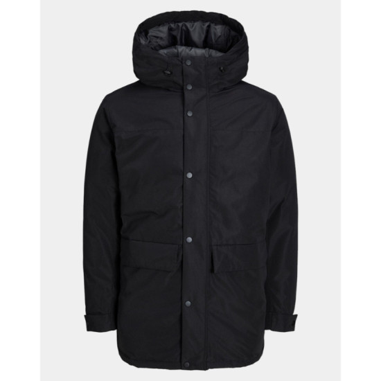 Jack & Jones Winter Parka - Black Rock