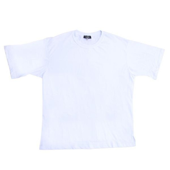 Μακό T-shirt μονόχρωμο - ΛΕΥΚΟ