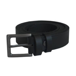 Ζώνη δερμάτινη με πυρογραφία 3cm - ΜΑΥΡΟ