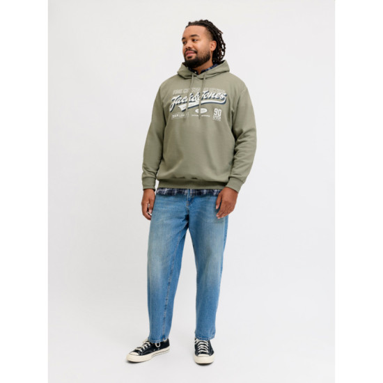 Hoodie φούτερ με μεταξοτυπία Logo Sweat Hood Jack & Jones +Fit - Vetiver Hoodie φούτερ με μεταξοτυπία Logo Sweat Hood Jack & Jones +Fit - Vetiver