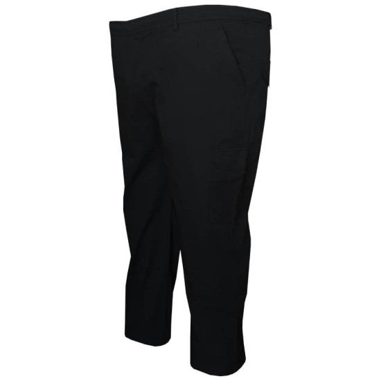 Καπαρτινέ σταθερή cargo παντελόνα της Leo Collection - Black Rock