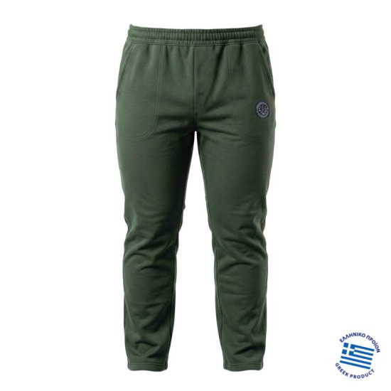 Καλοκαιρινό παντελόνι φόρμας baby fouter με patch - Olive Branch Καλοκαιρινό παντελόνι φόρμας baby fouter με patch - Olive Branch