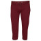 Παντελόνι φόρμας χειμερινό μεσαίου καβάλου με patch και φερμουάρ στην τσέπη - Bordeaux