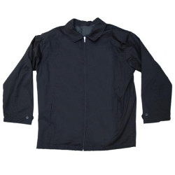 Ανοιξιάτικο καπαρτινέ μπουφάν με ίσιο τελείωμα - Black