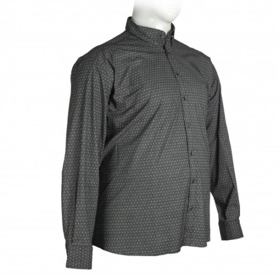 Πουκάμισο ελαστικό σχεδιαστό - Black/Slate Grey