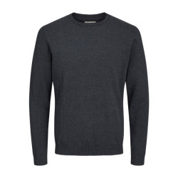 Jack & Jones knit crew neck - Dark Grey Melange Jack & Jones knit crew neck - Dark Grey Melange