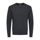 Jack & Jones knit crew neck - Dark Grey Melange