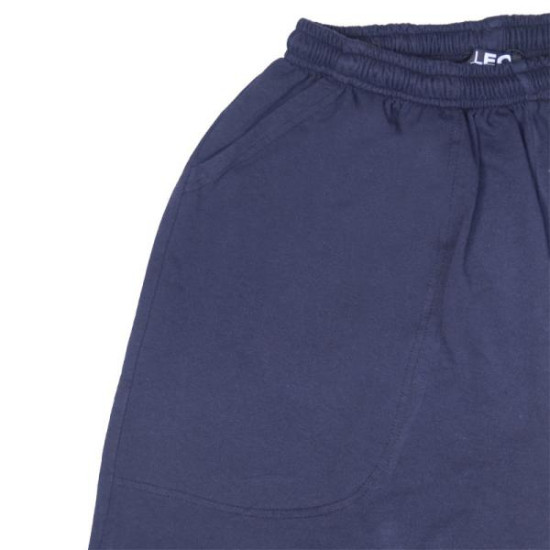 Μακό βερμούδα μονόχρωμη - ΜΠΛΕ