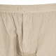 Βαμβακερή βερμούδα τύπου cargo με λάστιχο στη μέση - Beige