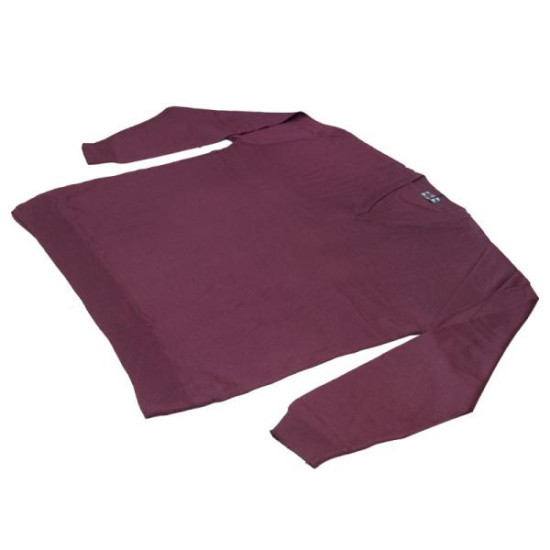 Πλεκτή μπλούζα βε μονόχρωμη - ΜΠΟΡΝΤΩ