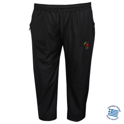 Φόρμα συνθετική μονόχρωμη, με fleece εσωτερικό και patch - Black