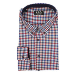 Πουκάμισο καρό γαλλικής ραφής 