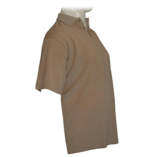 Polo πικέ κοντομάνικο μονόχρωμο - Soft Amber