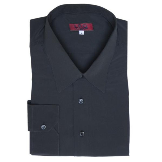 Μαροκέν πουκάμισο μακρυμάνικο - ΜΑΥΡΟ