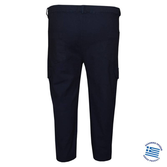 Ελαστική jean παντελόνα cargo by LTG - Dark Blue Ελαστική jean παντελόνα cargo by LTG - Dark Blue