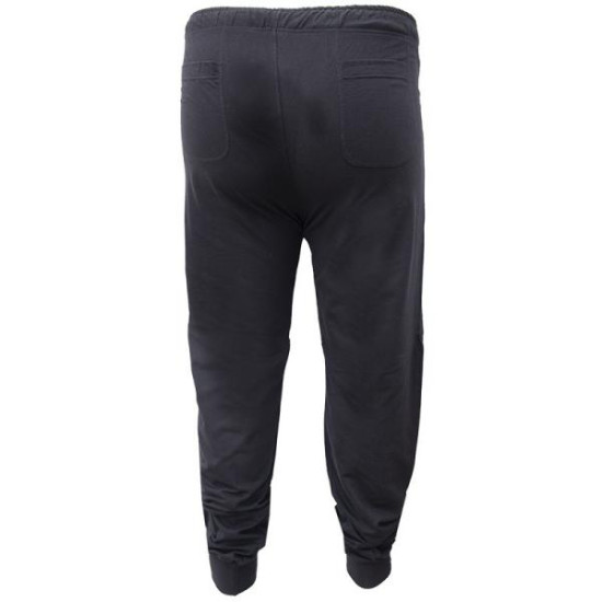 Καλοκαιρινή φόρμα  με λάστιχο στο μπατζάκι και patch - Black