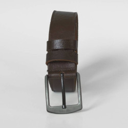 Ζώνη Casual (4cm φάρδος) δερμάτινη - Coffee Brown