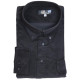 Πουκάμισο κοτλέ μακρυμάνικο - ΜΑΥΡΟ