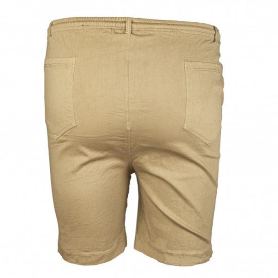 Ελαστική Stonewashed καπαρτινέ βερμούδα 