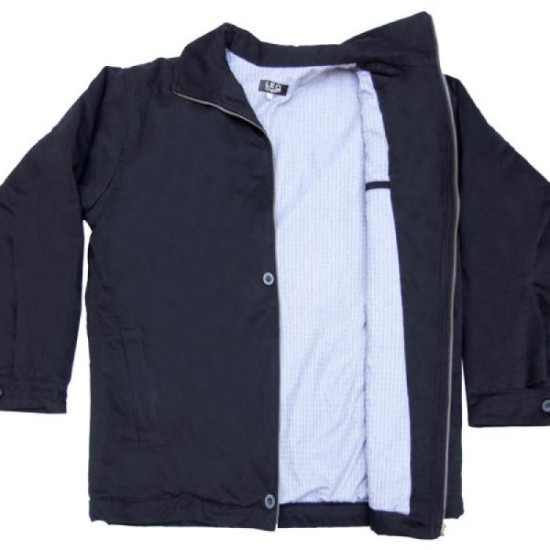 Βαμβακερό Τζάκετ με επένδυση υαλοβάμβακα - ΜΑΥΡΟ