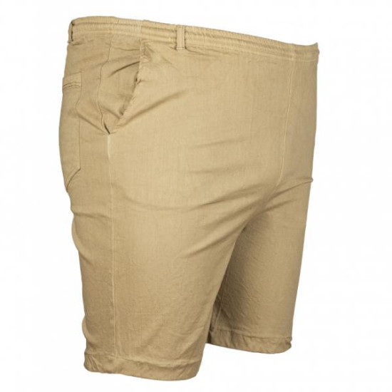 Ελαστική Stonewashed καπαρτινέ βερμούδα 