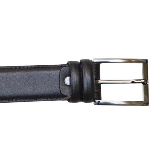 Ζώνη δερμάτινη κουστουμιού υπερμέγεθος - ΜΑΥΡΟ