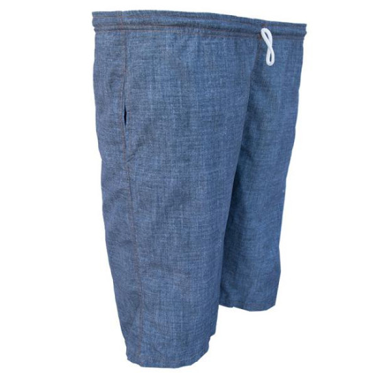 Μαγιό βερμούδα τύπου jeans με όλο λάστιχο - Denim