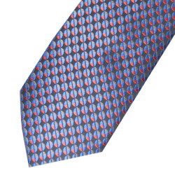 Ανδρική γραβάτα σχεδιαστή - ΜΠΛΕ ΡΟΥΑ/ΚΟΚΚΙΝΟ Ανδρική γραβάτα σχεδιαστή - ΜΠΛΕ ΡΟΥΑ/ΚΟΚΚΙΝΟ
