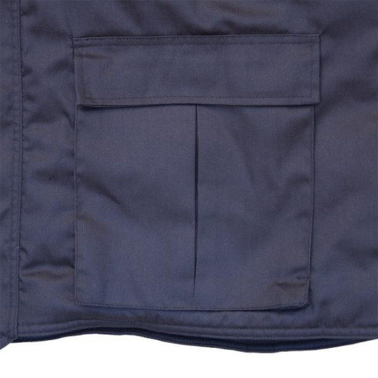 Γιλέκο δημοσιογραφικό καπαρτινέ με επένδυση - Coal Black