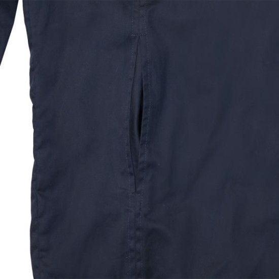 Ανοιξιάτικο καπαρτινέ μπουφάν με ίσιο τελείωμα - Dark Blue