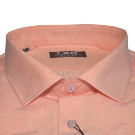 Πουκάμισο Fil-a-Fil μονόχρωμο γαλλικής ραφής & ελληνικής κατασκευής της Leo Collection - Manhattan