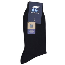 Κάλτσες βαμβακερές merserised - ΜΑΥΡΟ