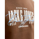 Jack & Jones Aero sweat crew neck +fit,φούτερ μπλούζα με μεταξοτυπία - Cocoa