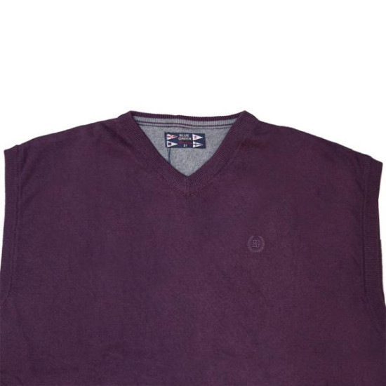 Βαμβακερή πλεκτή καζάκα - Dark Violet