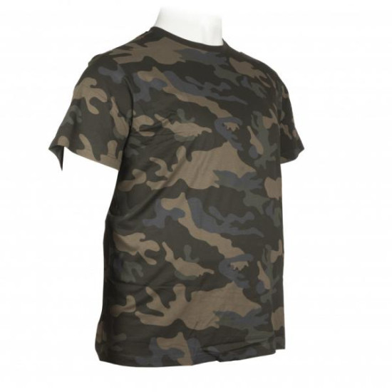 T-shirt από βαμβακερό μακό ύφασμα - Dark Camo