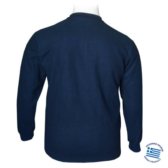 Polo μπλούζα από βαρύπλακο jersey ύφασμα,