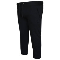 Καλοκαιρινό jersey παντελόνι φόρμας με Patch και φερμουάρ - Black