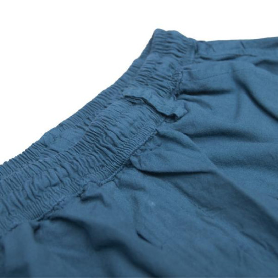 Βαμβακερή βερμούδα τύπου cargo με λάστιχο στη μέση - ΠΕΤΡΟΛ