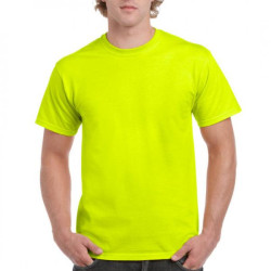 Μονόχρωμο βαμβακερό t-shirt - Safety Green Μονόχρωμο βαμβακερό t-shirt - Safety Green