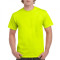 Μονόχρωμο βαμβακερό t-shirt - Safety Green
