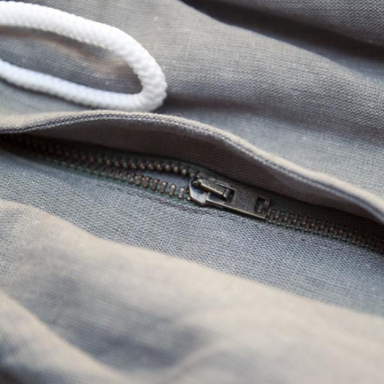 Λινό σαλβάρι με λάστιχο στην μέση - ΛΑΔΙ