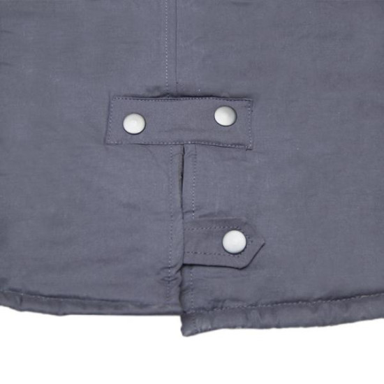 Parka με κουκούλα και επένδυση γούνας - Dark Blue