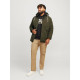 Jack & Jones Loop Parka Jacket - Forest Night