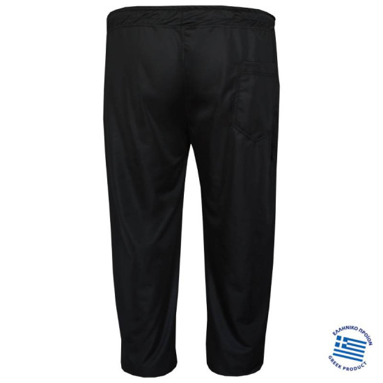 Φόρμα συνθετική μονόχρωμη, με fleece εσωτερικό και patch - Black Φόρμα συνθετική μονόχρωμη, με fleece εσωτερικό και patch - Black